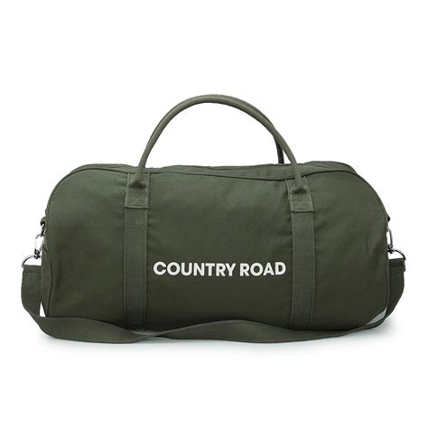 country road canvas tote bag.